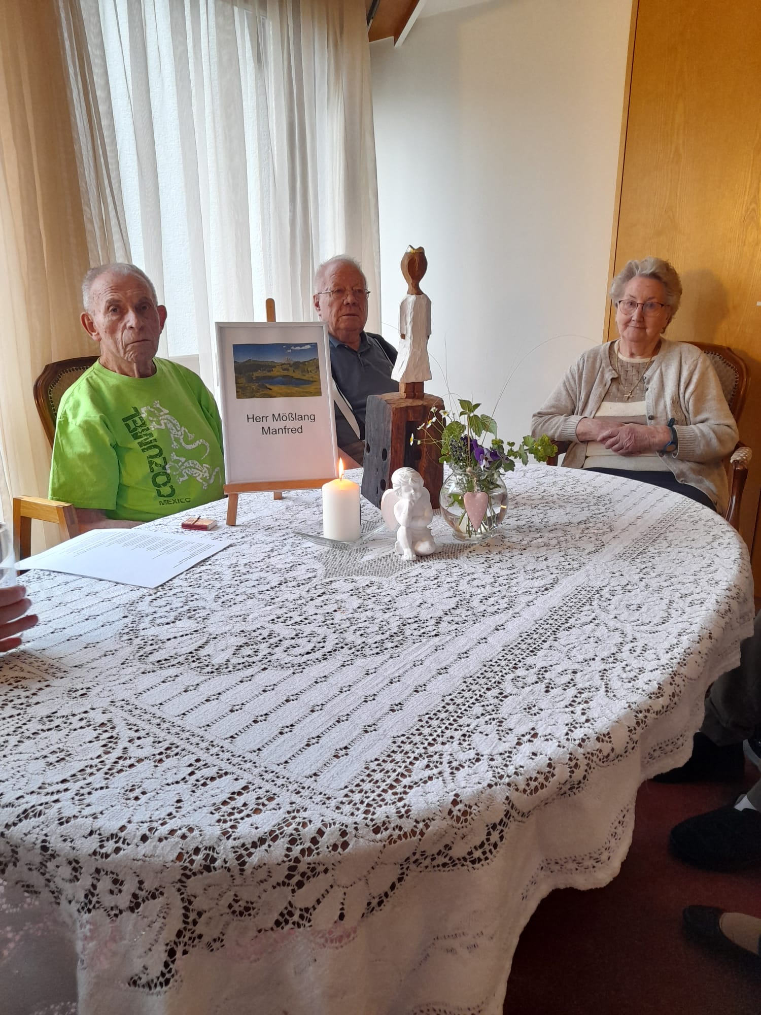 Verabschiedung von verstorbenen MitbewohnerInnen im HdG-Götzis: